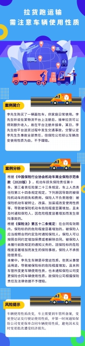 以案說險：拉貨跑運輸  需注意車輛使用性質